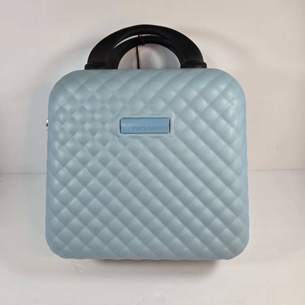 Vince Camuto Teagan 14" Hardside Carry-On Case – Chambray Blue – Pre-Owned